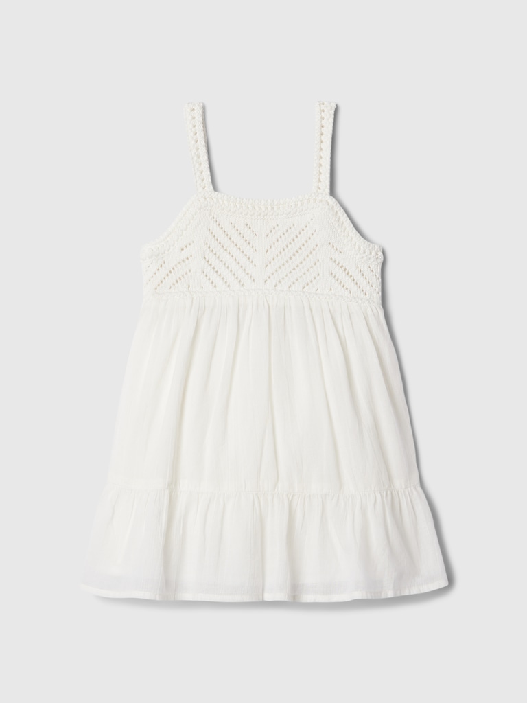 Robe-camisole crochetée pour Bébé et Toute-petite