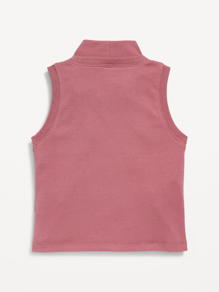 Dynamic Fleece Sleeveless Mock-Neck Top for Girls