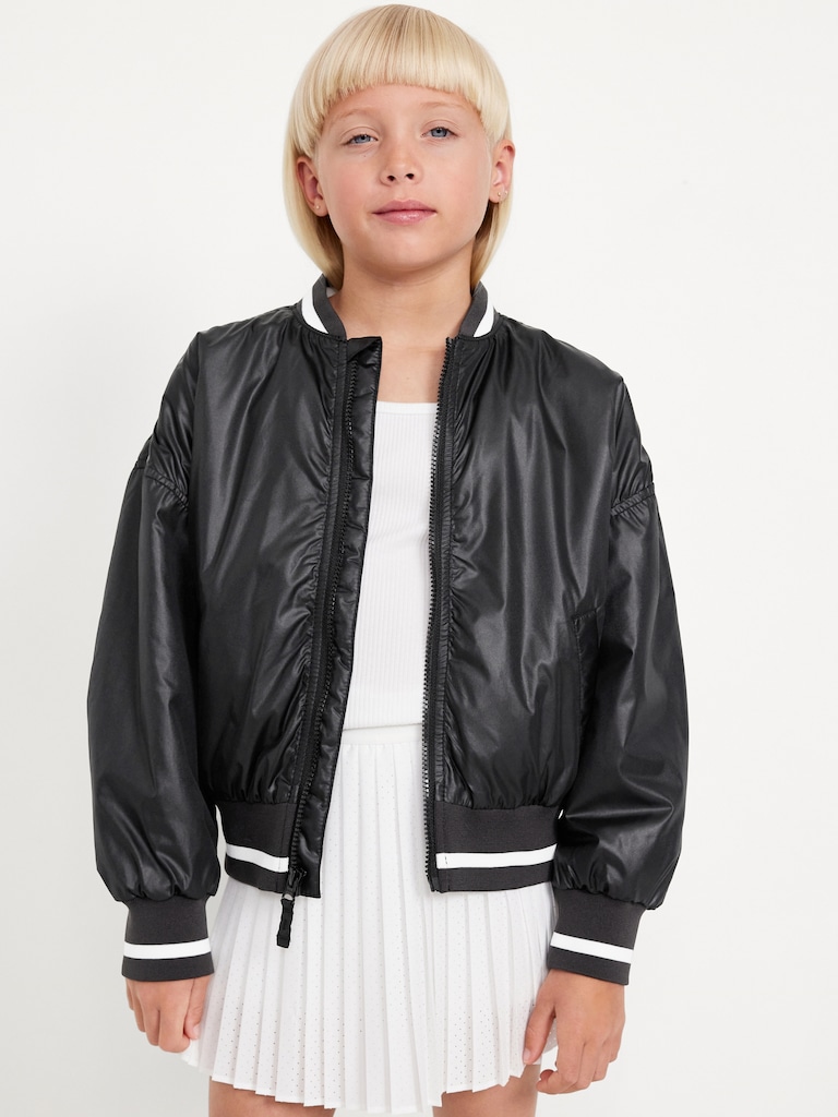 Blouson d’aviateur hydrorésistant pour fille