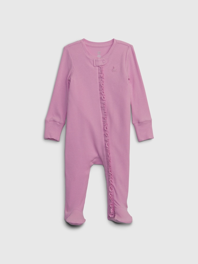 Baby First Favorites TinyRib Footed One-Piece