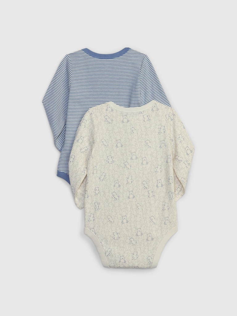 Baby First Favorites Organic CloudCotton Bodysuit (2-Pack)