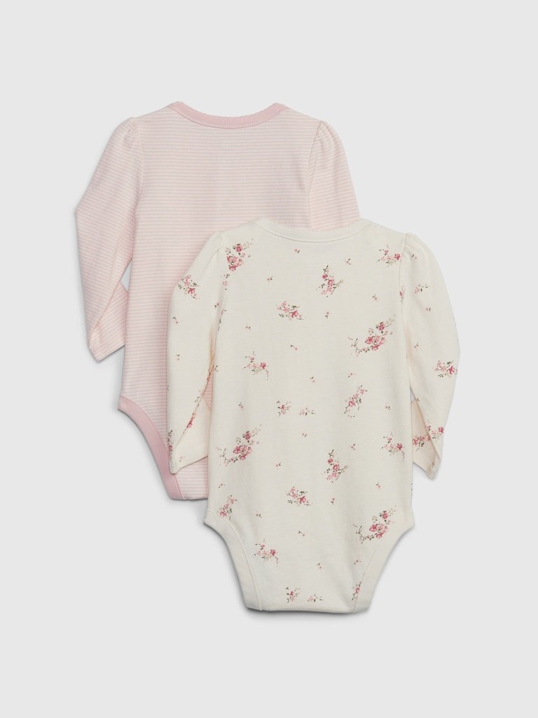 Baby First Favorites Organic CloudCotton Bodysuit (2-Pack)