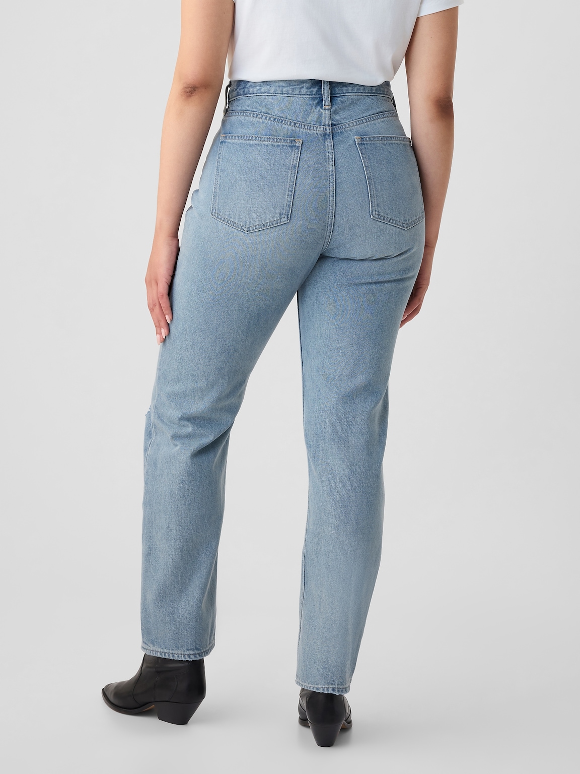 High Rise Rigid '90s Slim Straight Jeans