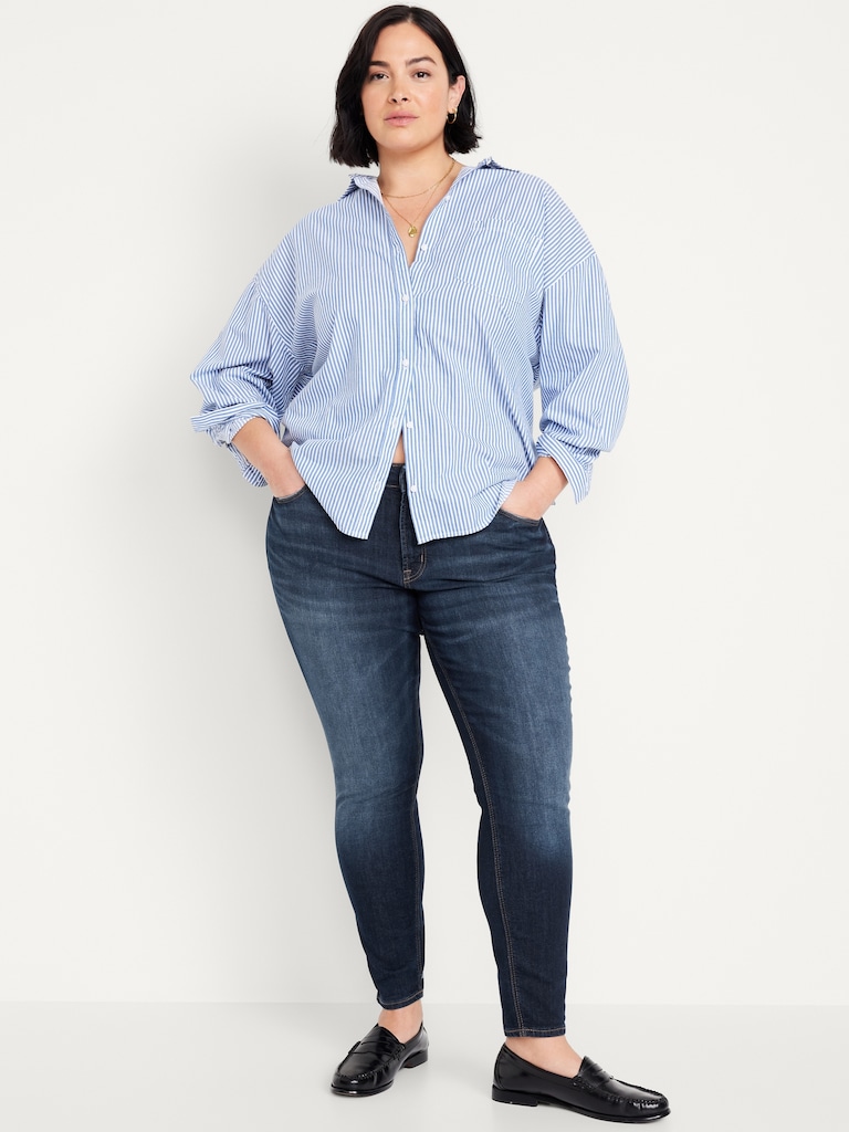 Mid-Rise Rockstar Super-Skinny Jeans