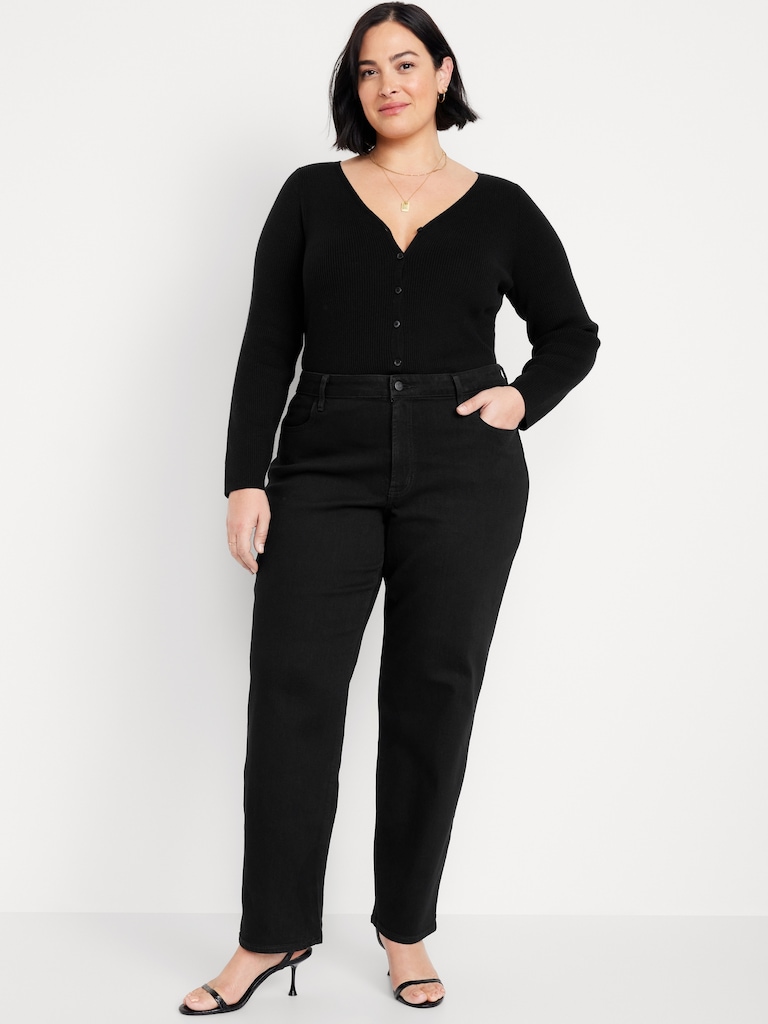 High-Waisted Wow Loose Jeans