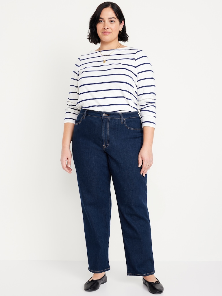 High-Waisted Wow Loose Jeans