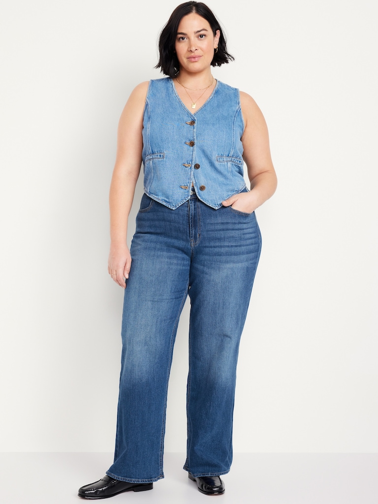 High-Waisted Wow Wide-Leg Jeans