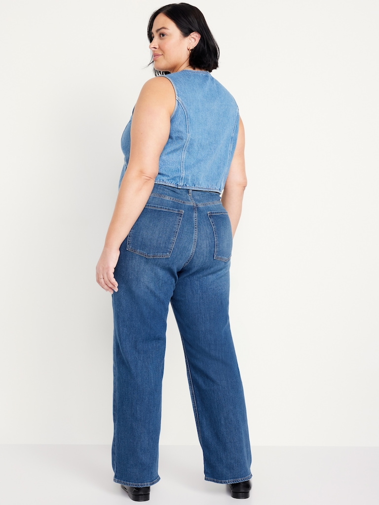 High-Waisted Wow Wide-Leg Jeans