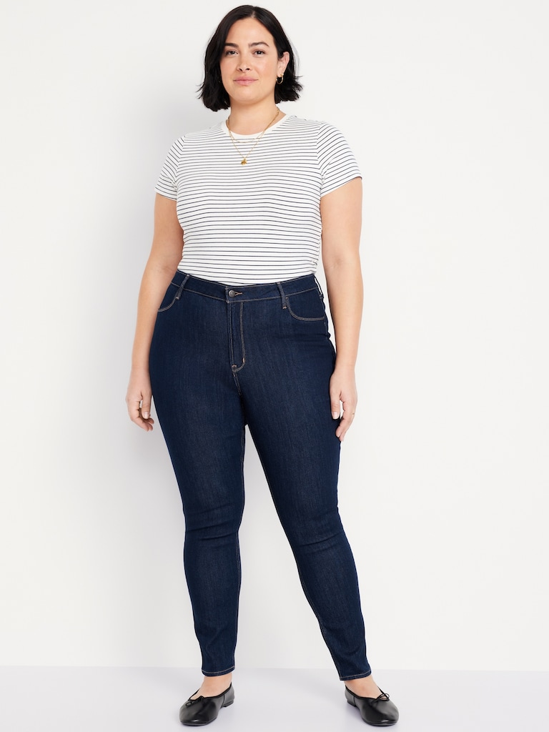 High-Waisted Wow Super-Skinny Jeans