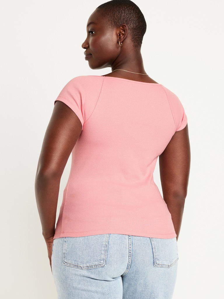 Fitted Ribbed Top