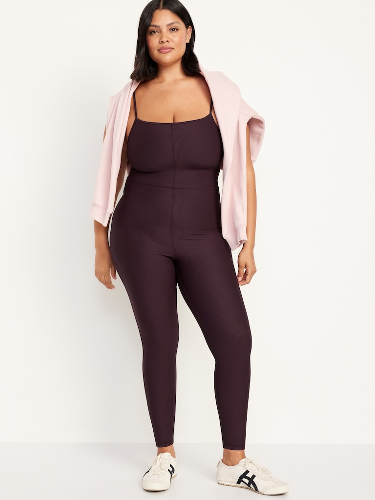 PowerSoft Ribbed 7/8 Cami Bodysuit