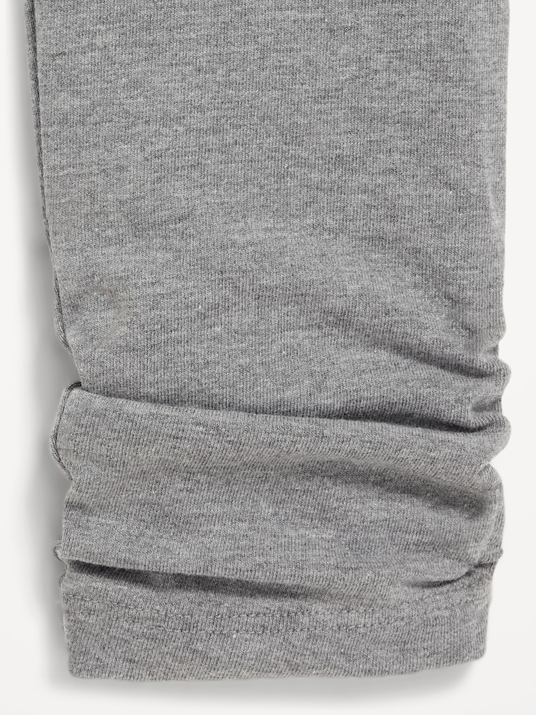 High-Waisted Side Ruched Leggings for Girls