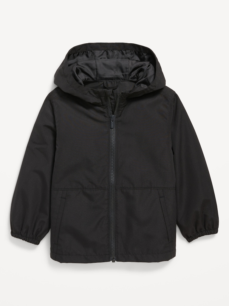Water-Resistant Unisex Hooded Jacket for Toddler