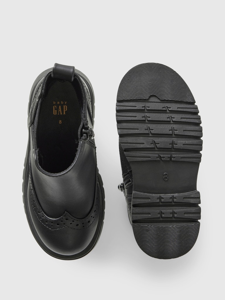 Baby & Toddler Vegan Leather Ankle Boots