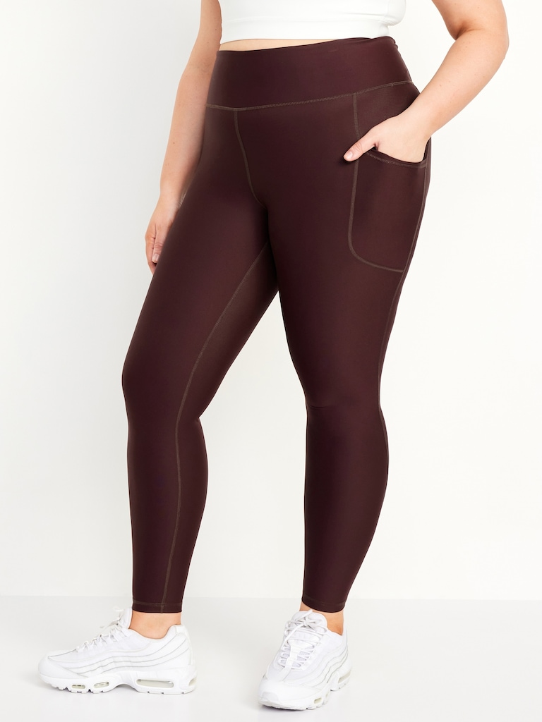 High-Waisted PowerSoft Full-Length Pocket Leggings