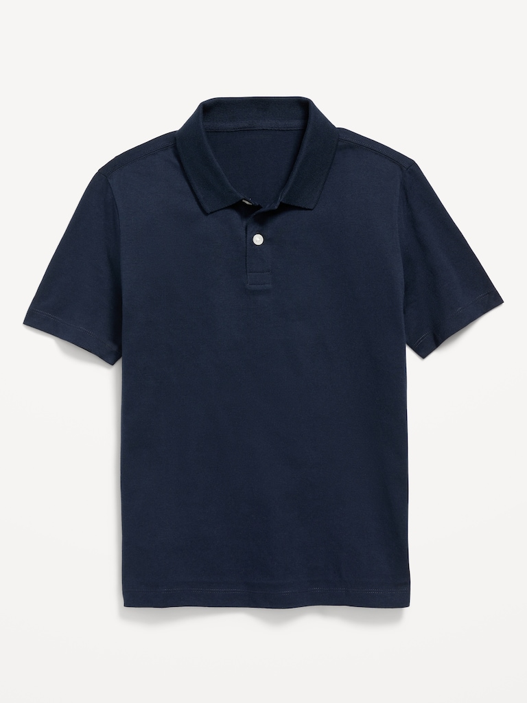School Uniform Jersey Polo Shirt for Boys