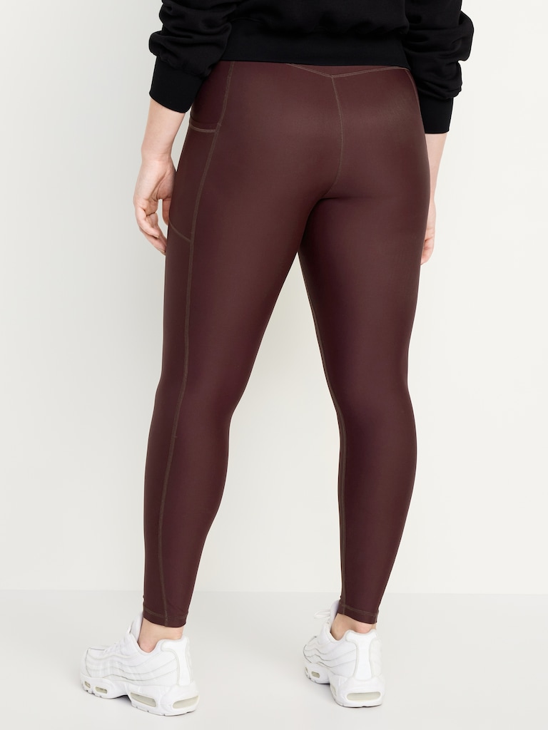High-Waisted PowerSoft Full-Length Pocket Leggings