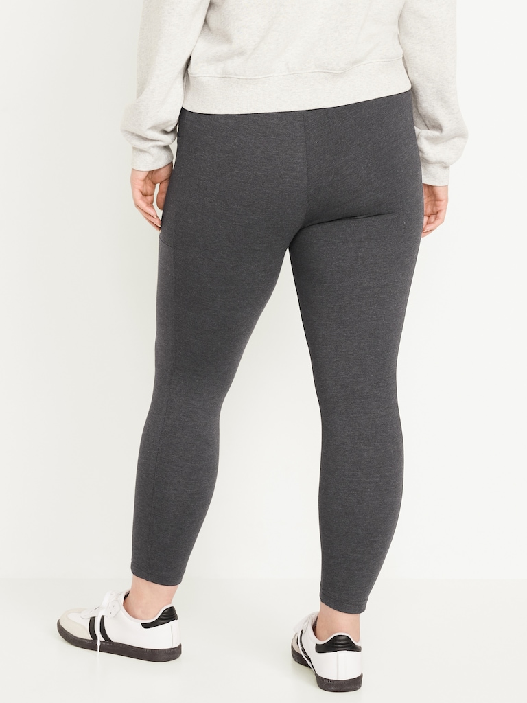High-Waisted Fashion Layering 7/8 Legging