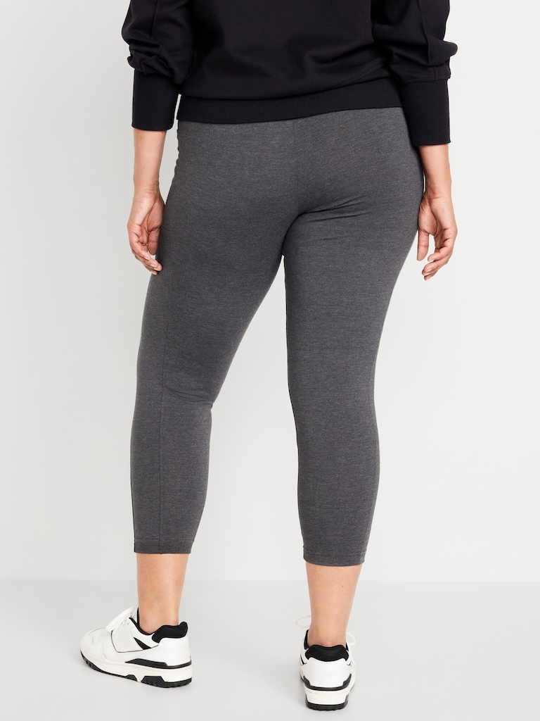 High-Waisted Fashion Layering 7/8 Legging