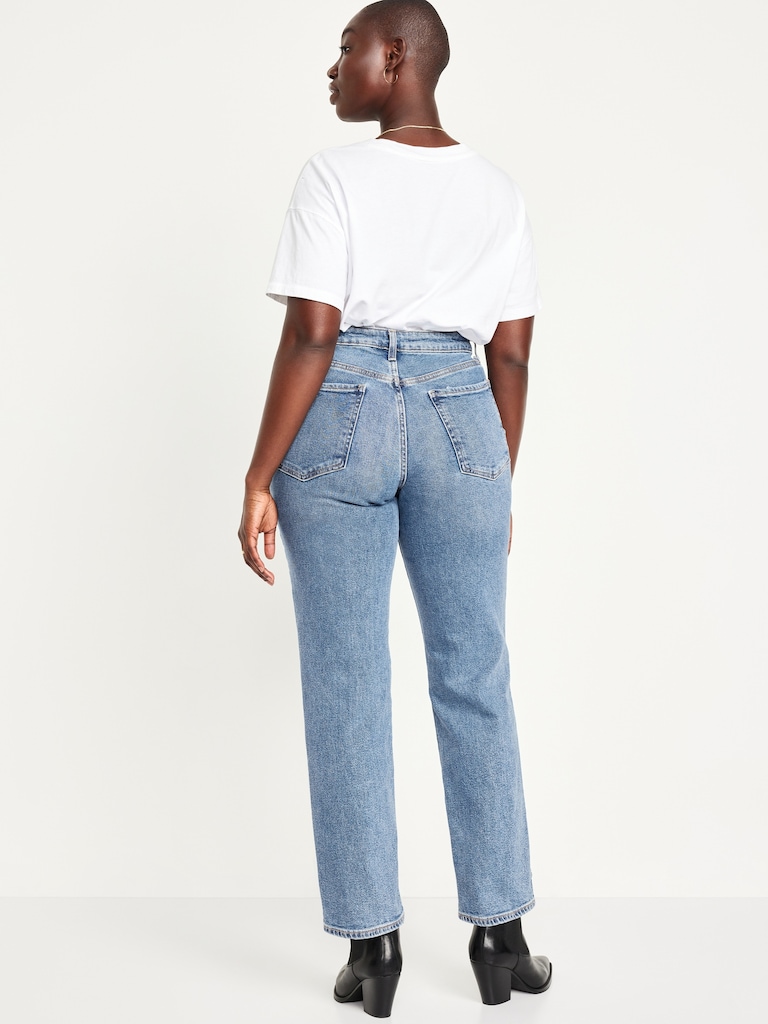 High-Waisted OG Loose Ripped Jeans
