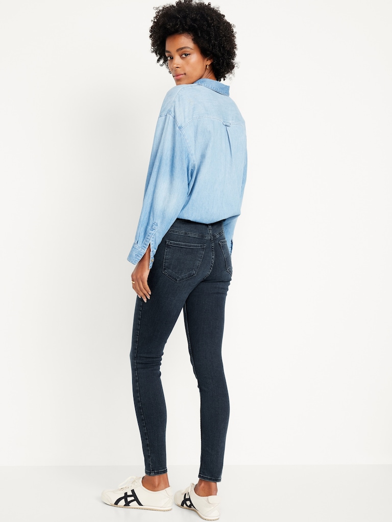 High-Waisted Rockstar Super-Skinny Jeans