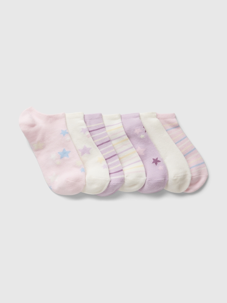 Kids No Show Socks (7-Pack)