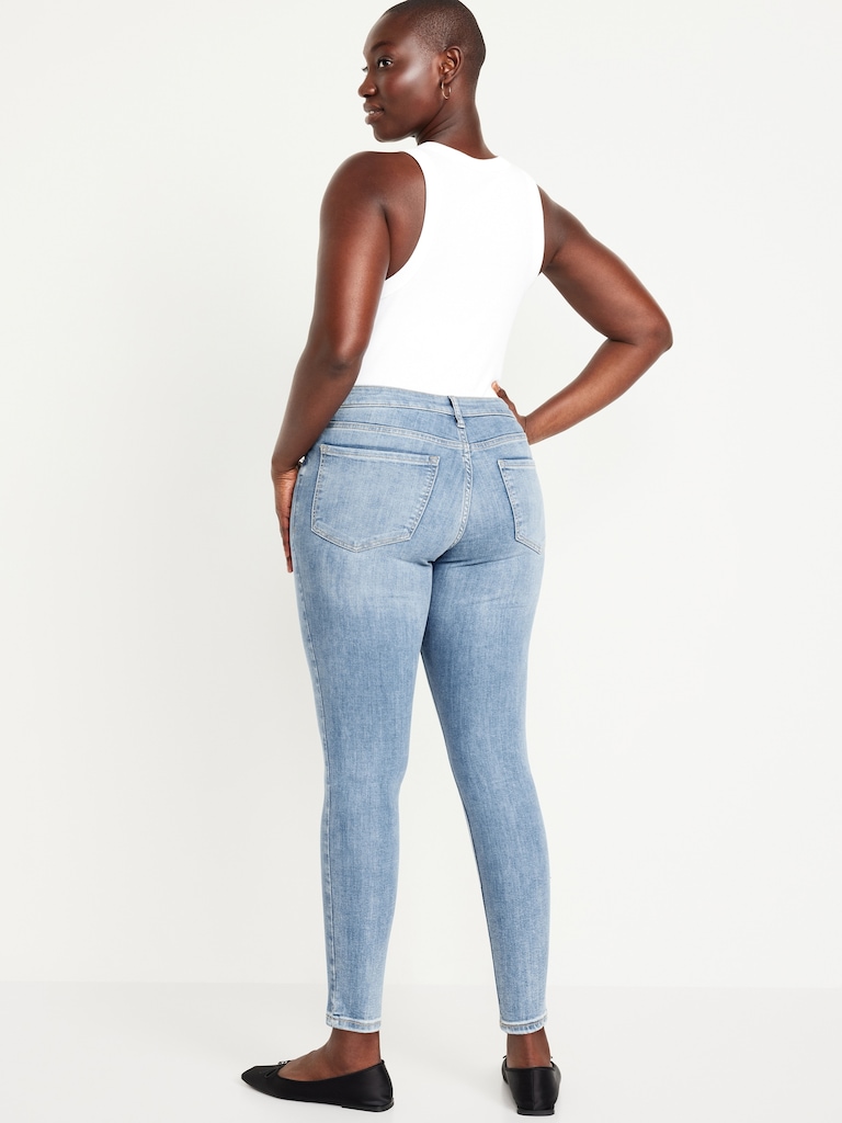 Mid-Rise Rockstar Super-Skinny Jeans