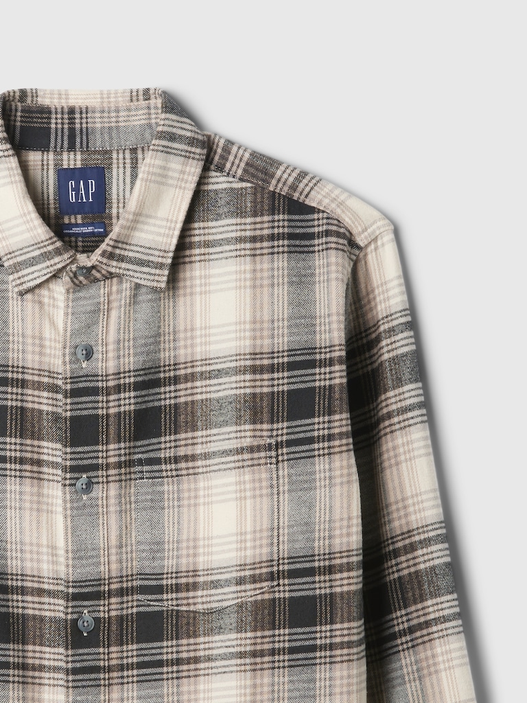 Organic Cotton Flannel Shirt