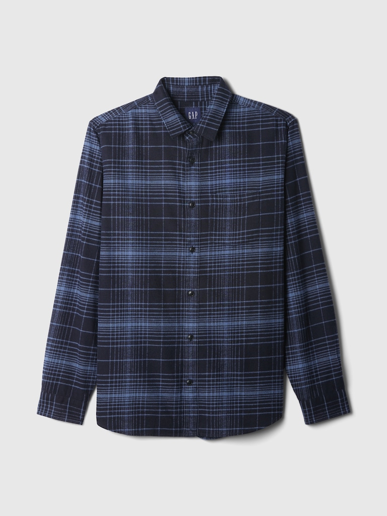 Organic Cotton Flannel Shirt