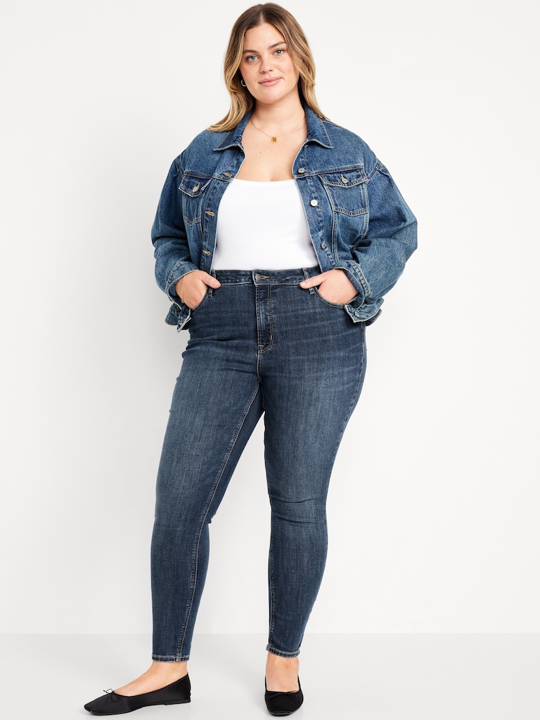 High-Waisted Rockstar Super-Skinny Jeans