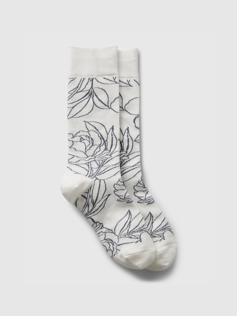 Print Dress Socks