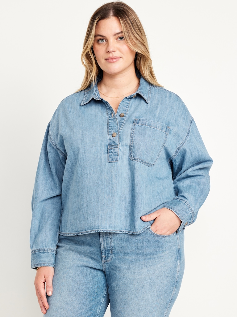 Jean Popover Shirt
