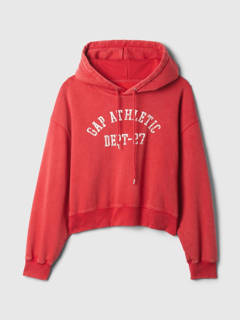 VintageSoft Crop Hoodie