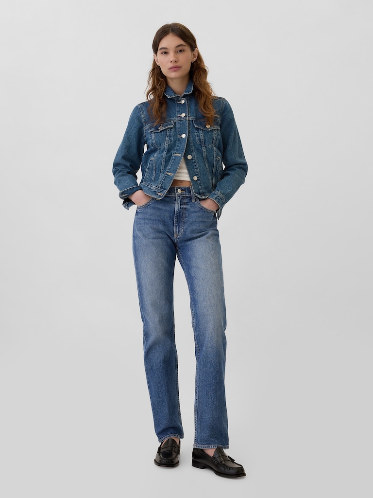High Rise '90s Straight Jeans