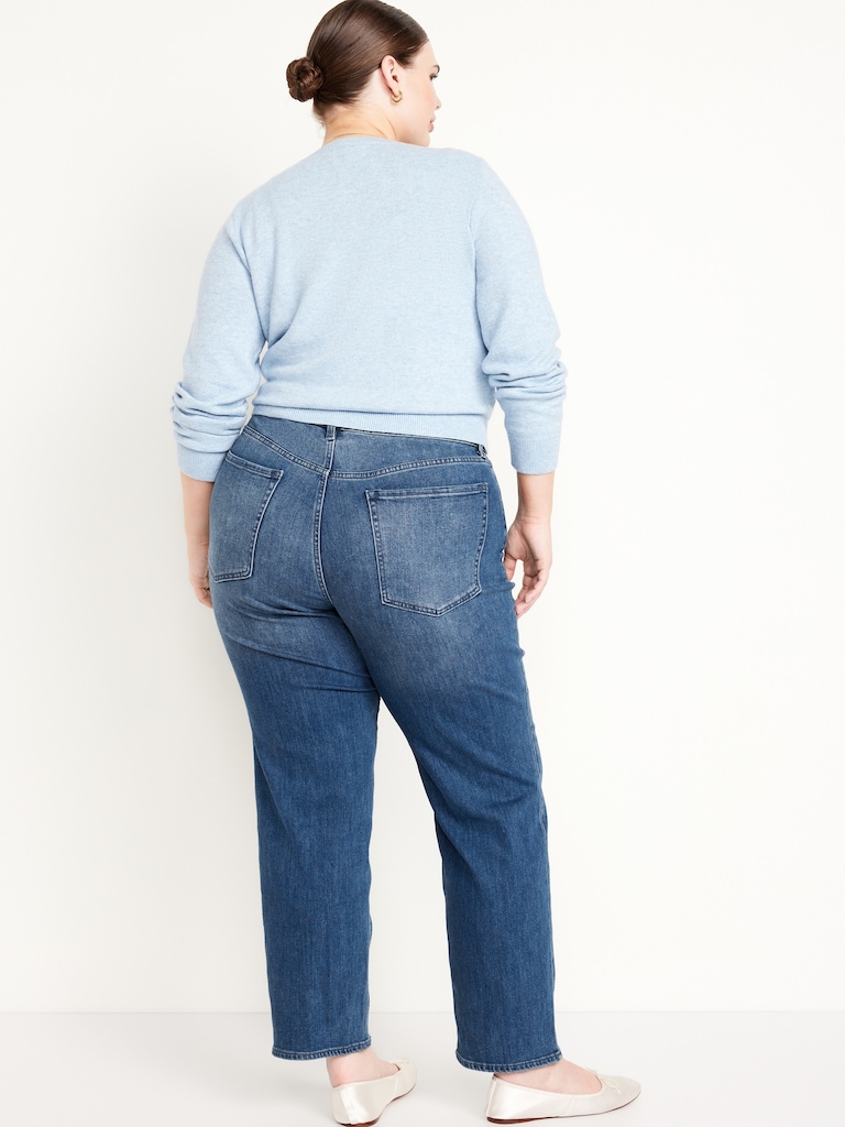 High-Waisted Wow Loose Jeans