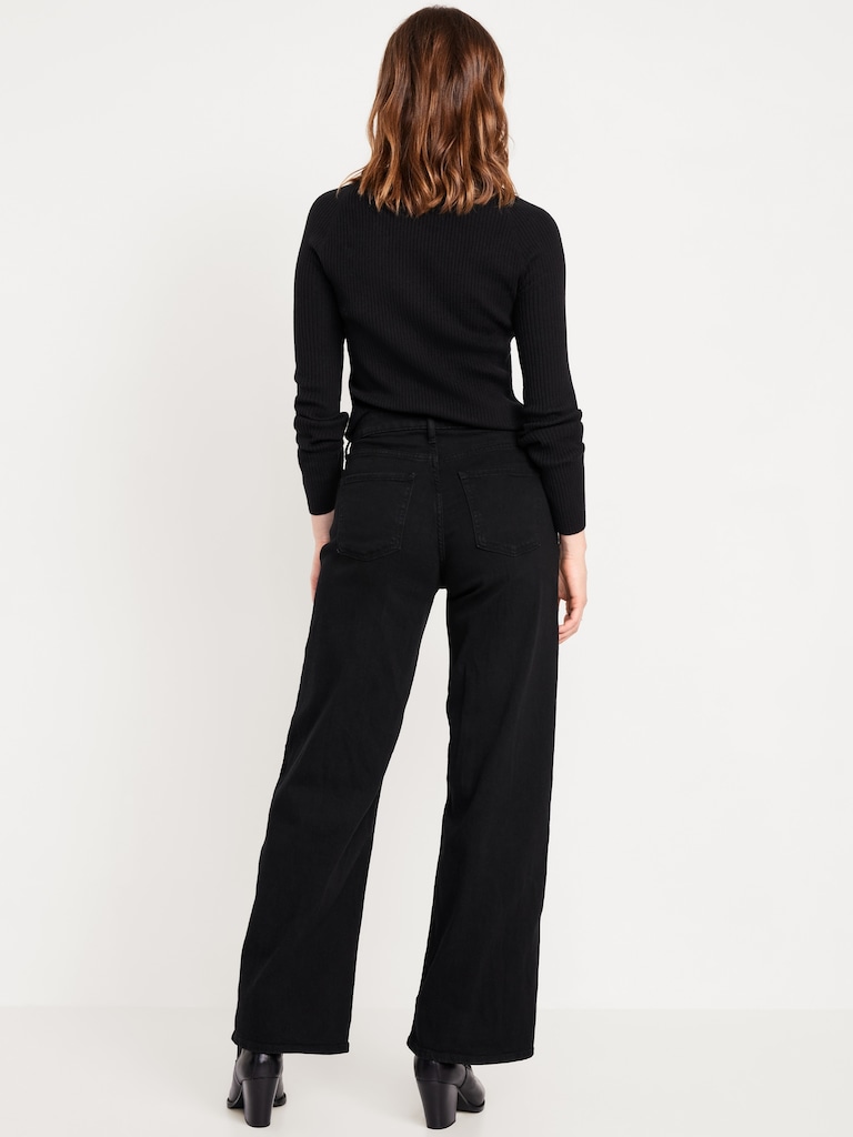 High-Waisted Wow Wide-Leg Jeans
