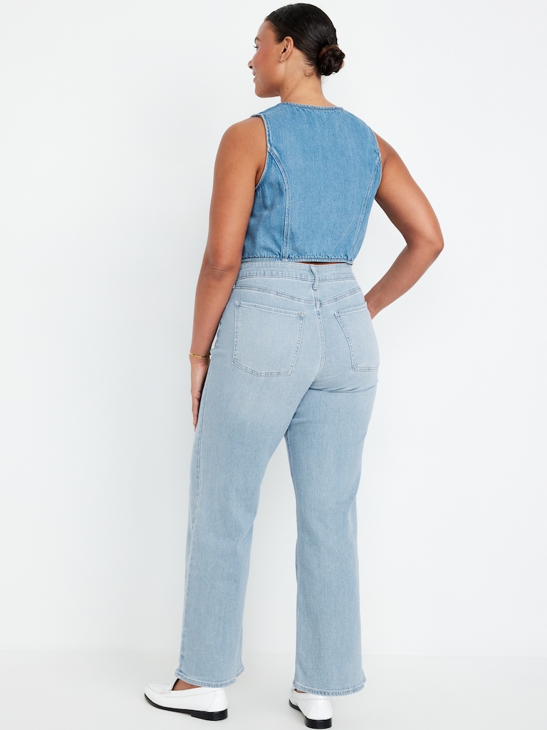 High-Waisted Wow Wide-Leg Jeans