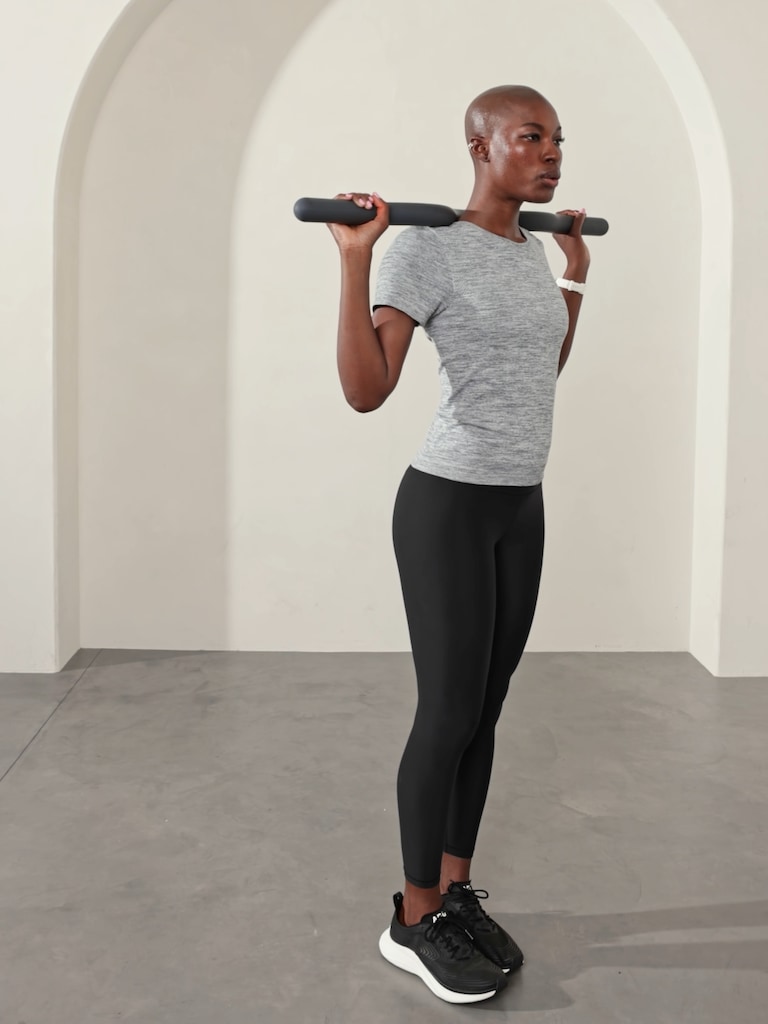 In Motion Seamless Heather Tee