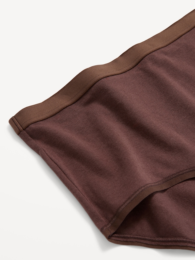 High-Waisted Everyday Brief Cotton Underwear