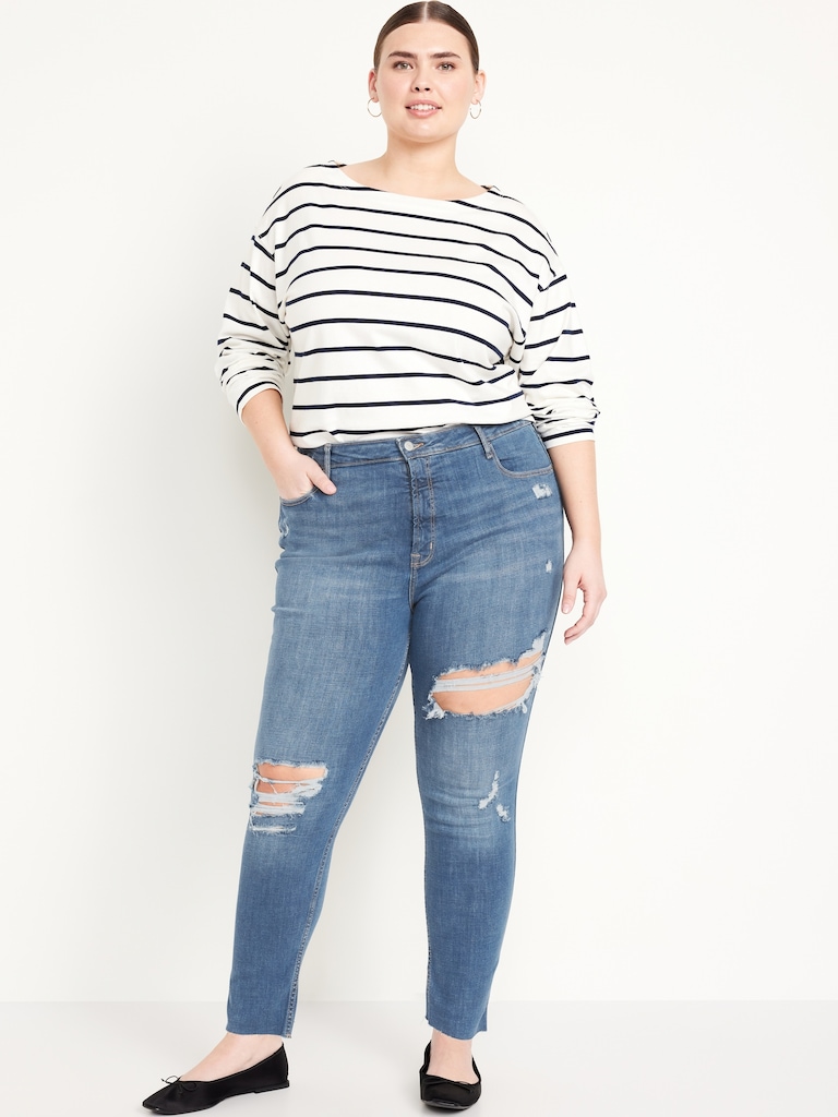 Extra High-Waisted Rockstar 360° Stretch Super-Skinny Jeans