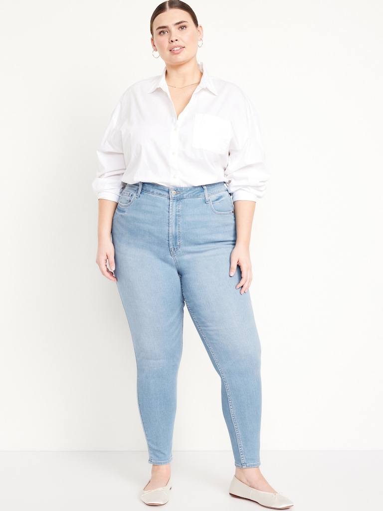 Extra High-Waisted Rockstar 360° Stretch Super-Skinny Jeans