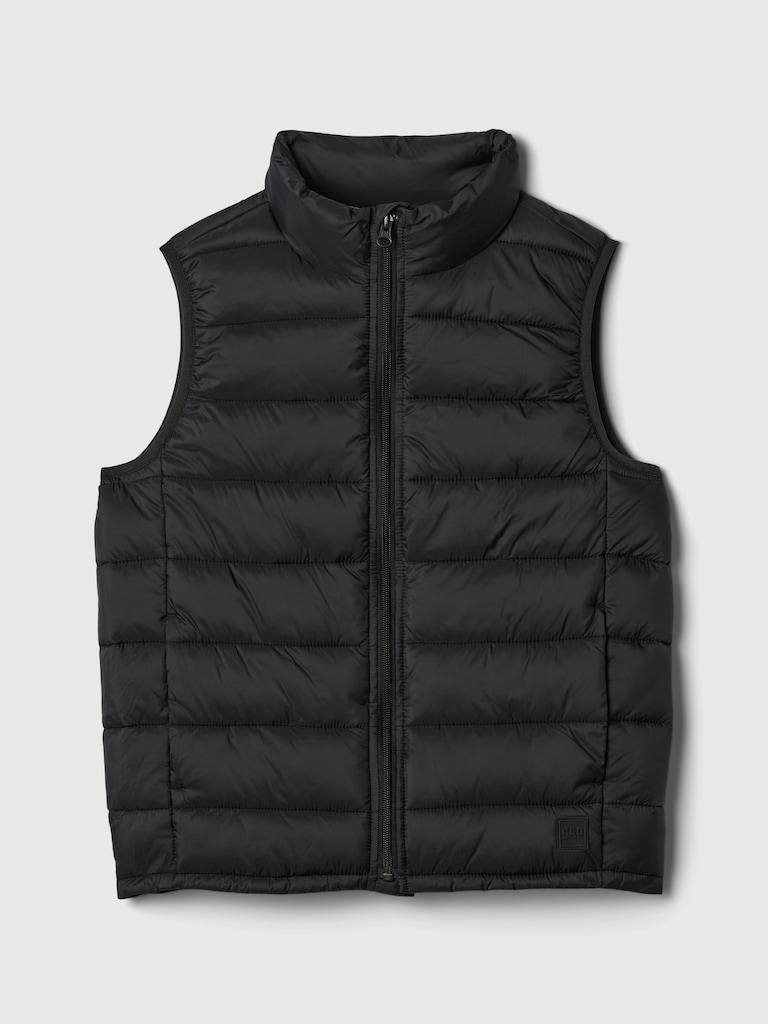 Kids Recycled Lightweight Puffer Vest