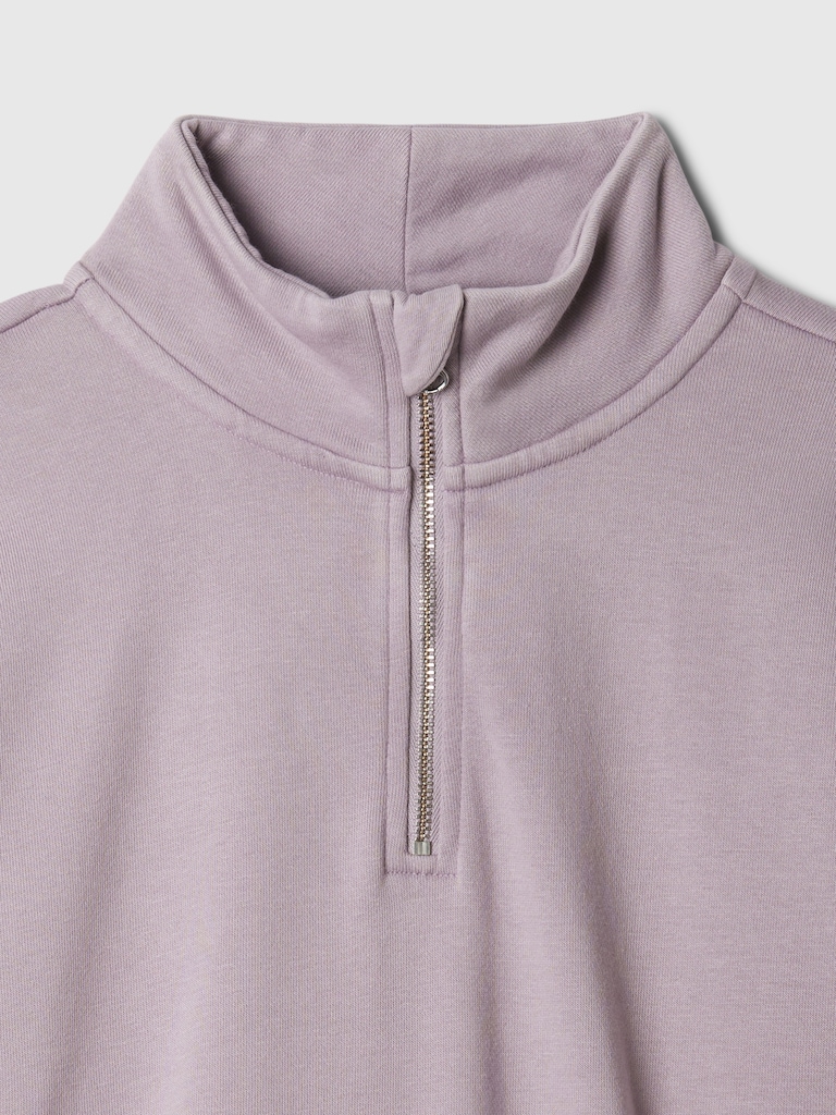 Kids VintageSoft Half-Zip Crop Pullover