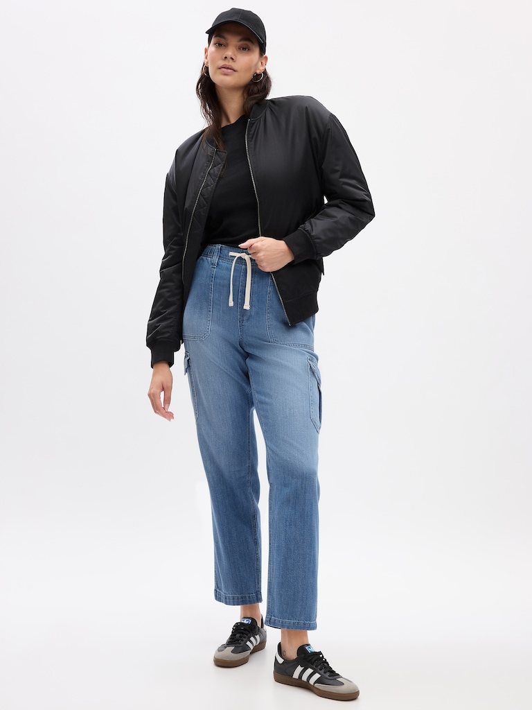 Denim Easy Cargo Joggers