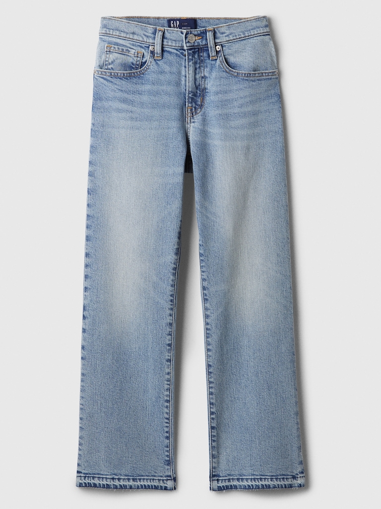 Mid Rise Kick Fit Jeans