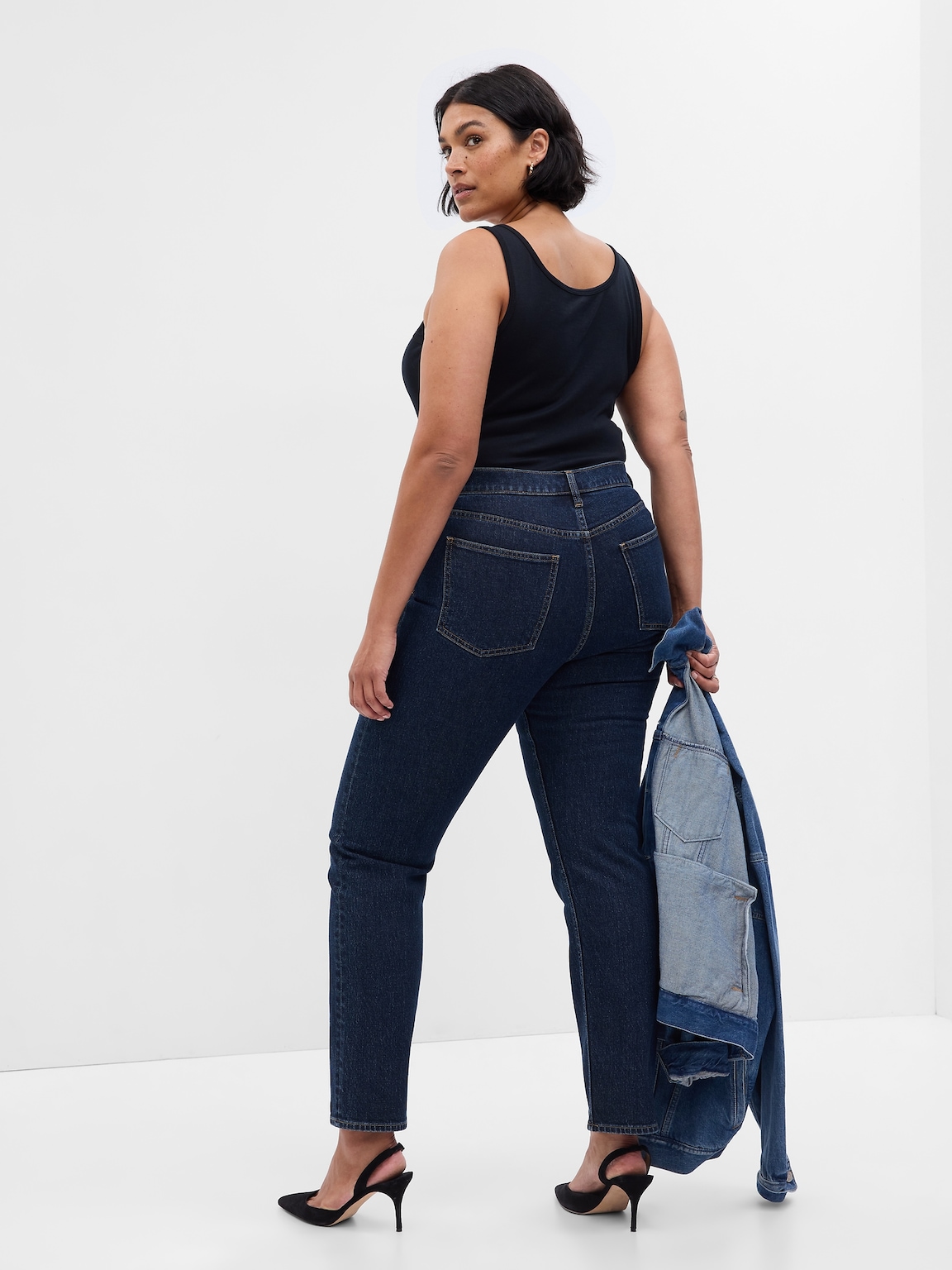 High Rise '90s Slim Straight Jeans