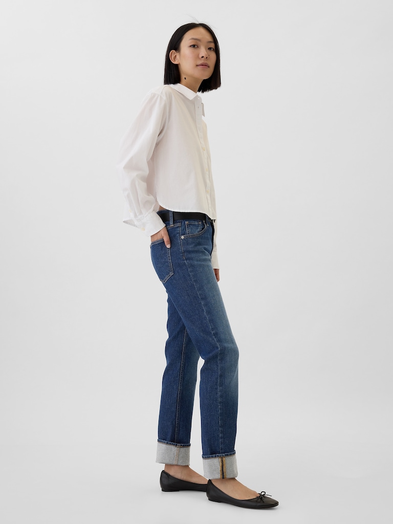 High Rise '90s Straight Jeans