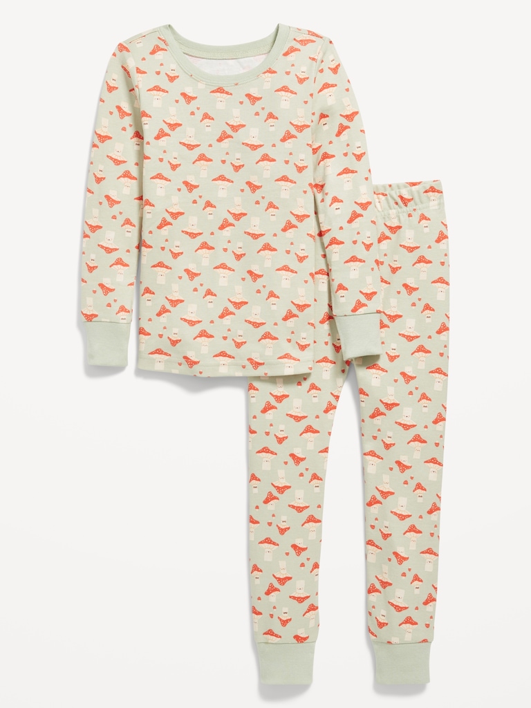 Printed Snug-Fit Pajama Set for Toddler & Baby