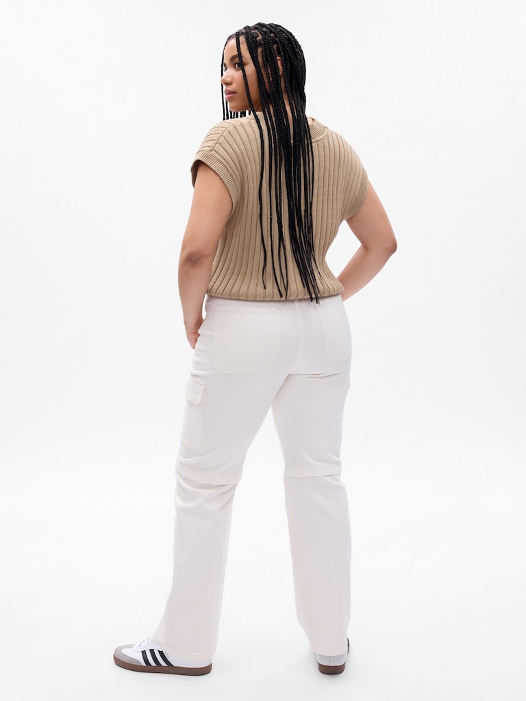 Mid Rise '90s Loose Cargo Jeans
