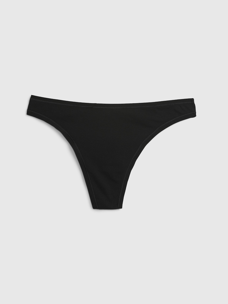 Organic Stretch Cotton Thong